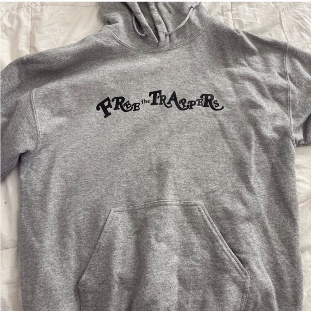 RARE free the trappers hoodie